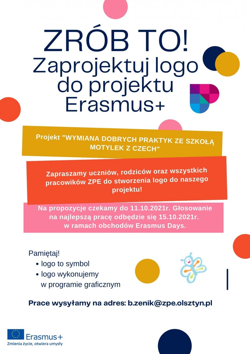 Ogłaszamy konkurs na logo projektu z Erasmus +